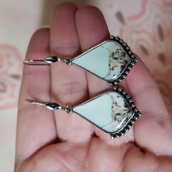 Longhorn Earrings Windmill Western Country Cowgirl Cowboy Cow Vaquera Cattle - Picture 3 of 9